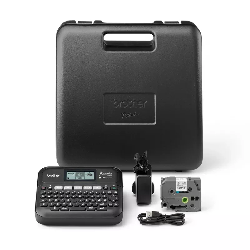 Brother PT-D460BTVP sildiprinter Termosiirde 180 x 180 DPI 30 mm/s Juhtmega ja juhtmeta TZe Bluetooth QWERTY