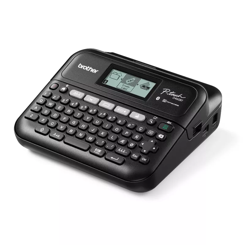 Brother PT-D460BTVP sildiprinter Termosiirde 180 x 180 DPI 30 mm/s Juhtmega ja juhtmeta TZe Bluetooth QWERTY