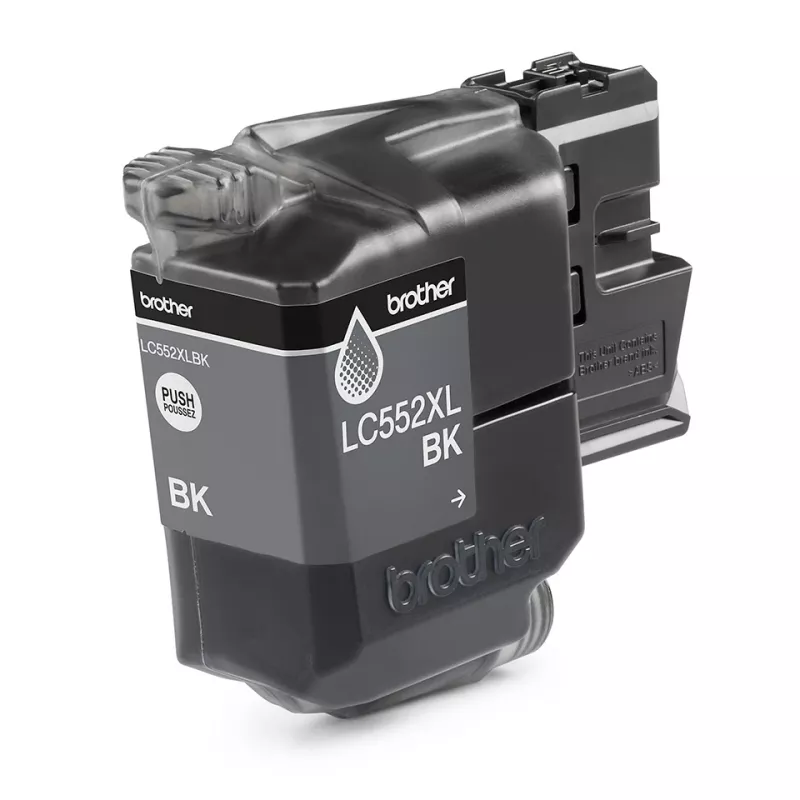 Tindikassett Brother LC552XLBK Originaal Must pigmenttint, üksikpakend, lehekülgede arv umbes 3000