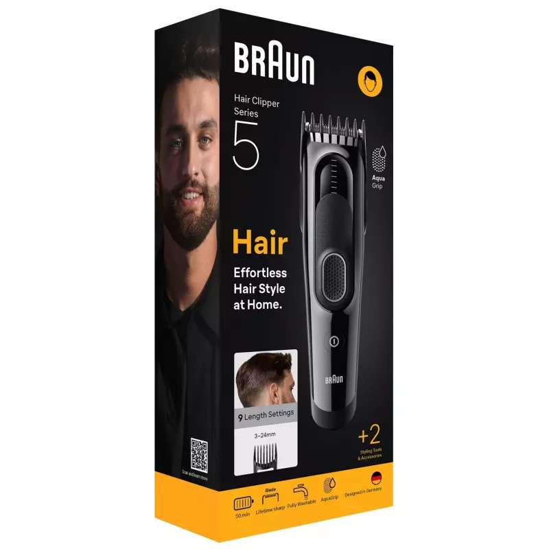 Braun HC5510 juukselõikurid/-pügaja Must 9 Nikkel-metallhüdriid (NiMH)