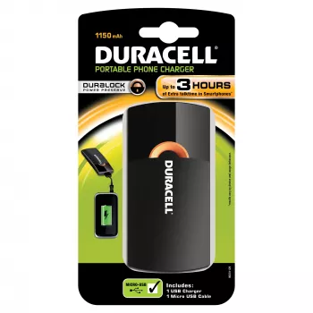 Duracell Mobile Charger Mobiiltelefon Must USB siseruumidesse ja välistingimustes