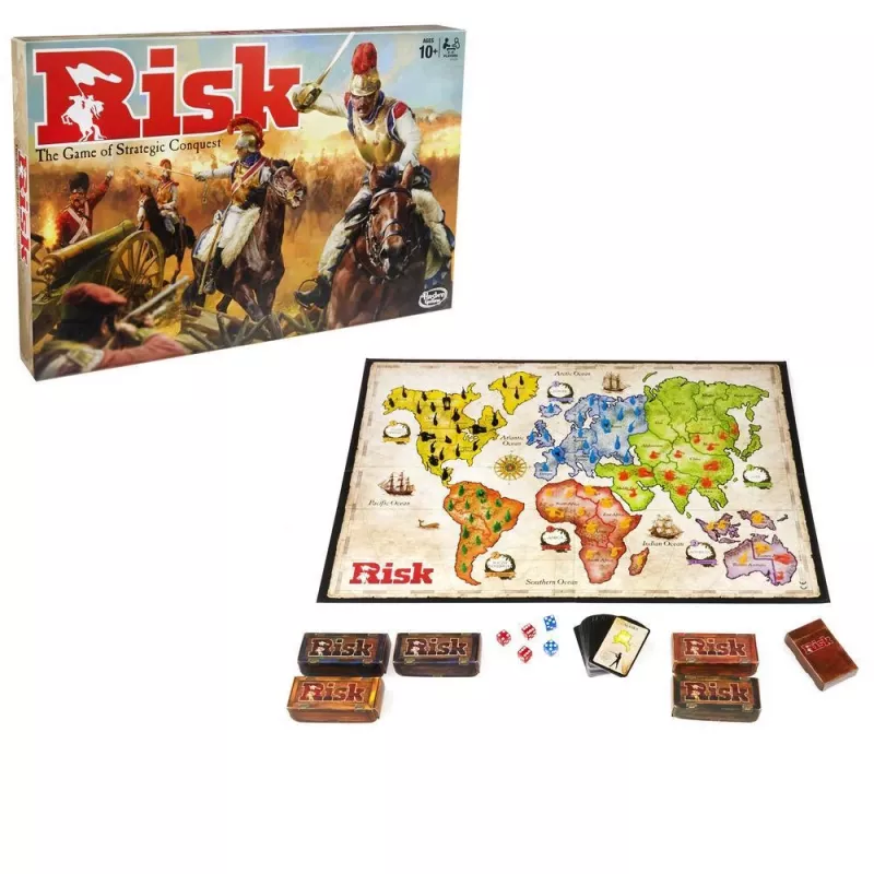 Lauamäng HASBRO Risk (War) — strateegiline vallutusmäng alates 10. eluaastast