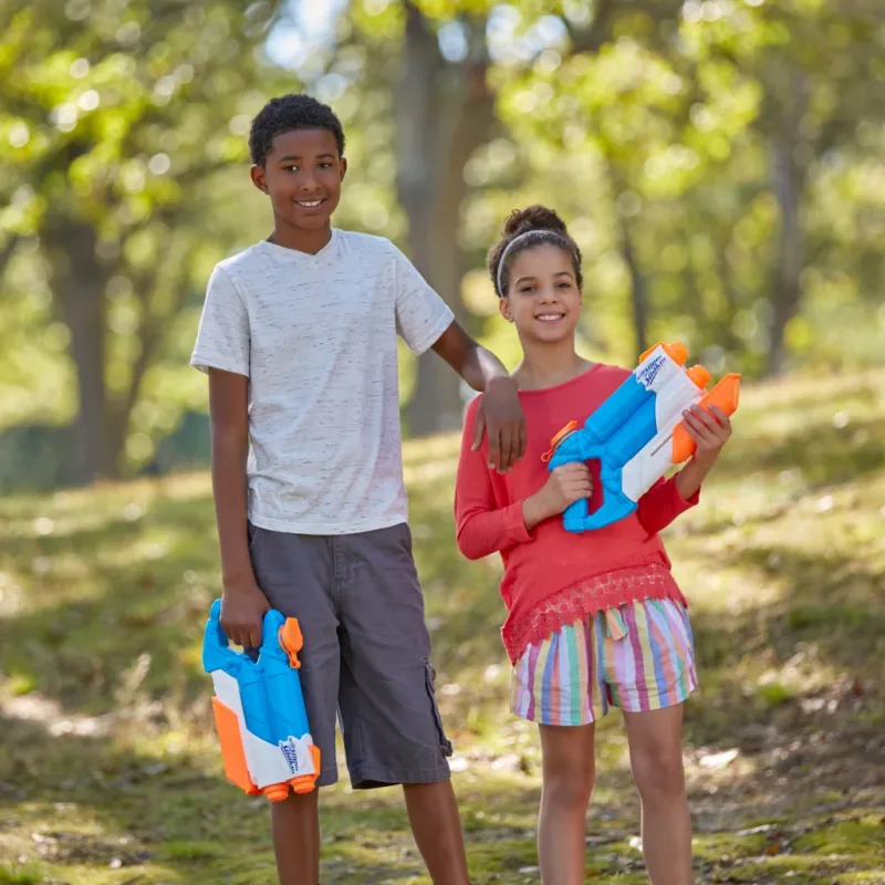 Nerf Super Soaker Twin Tide, mängupüstol, mitmevärviline, 6 a