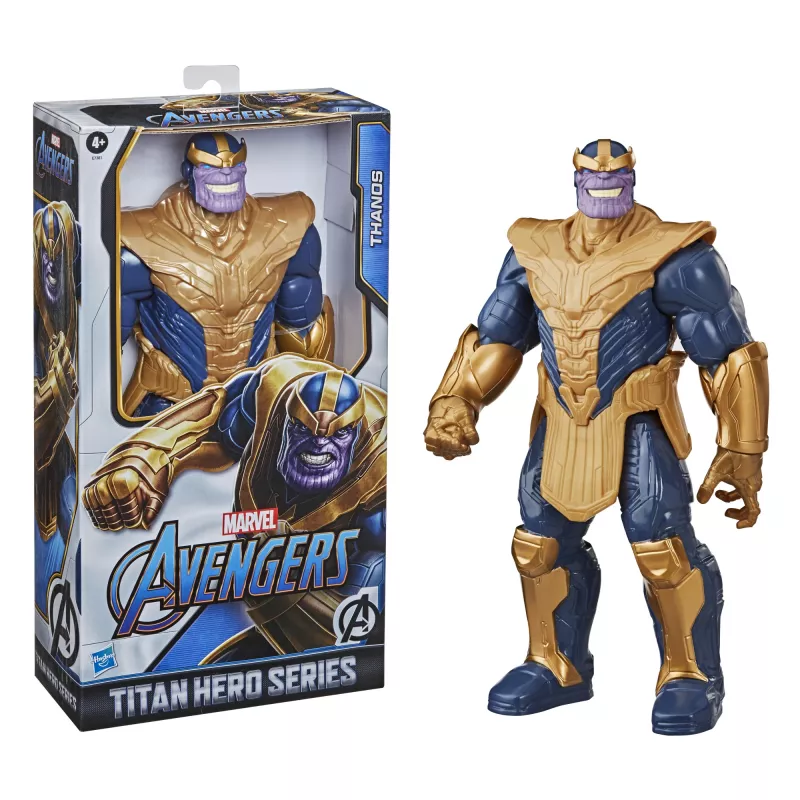 Marvel Avengers Blast Gear Deluxe Thanos tegevusfiguur, 4 a, sinine, kollane