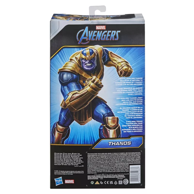 Marvel Avengers Blast Gear Deluxe Thanos tegevusfiguur, 4 a, sinine, kollane