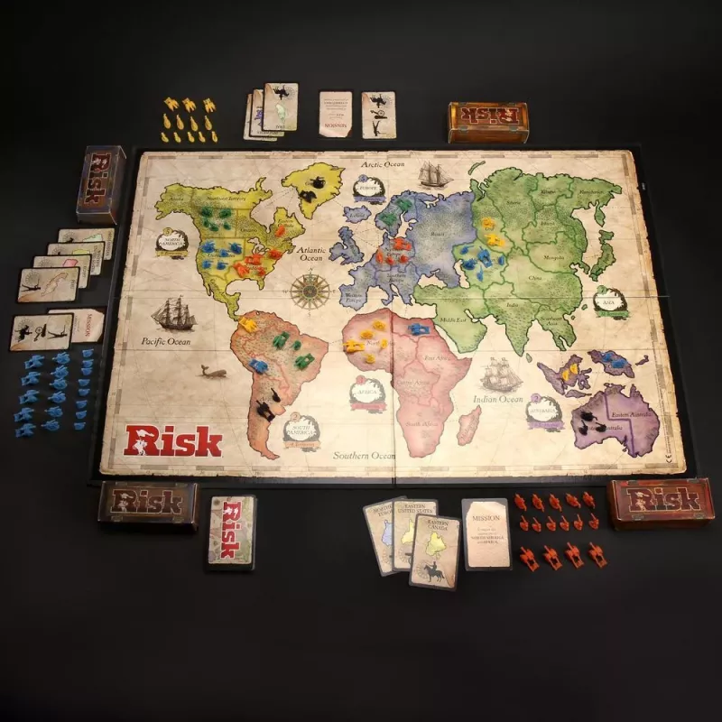 Lauamäng Hasbro Gaming Risk War Soovitatav vanus 10 aastat