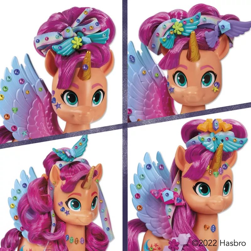 My Little Pony Ribbon Hairstyles Sunny Starscout, 5 a, mitmevärviline