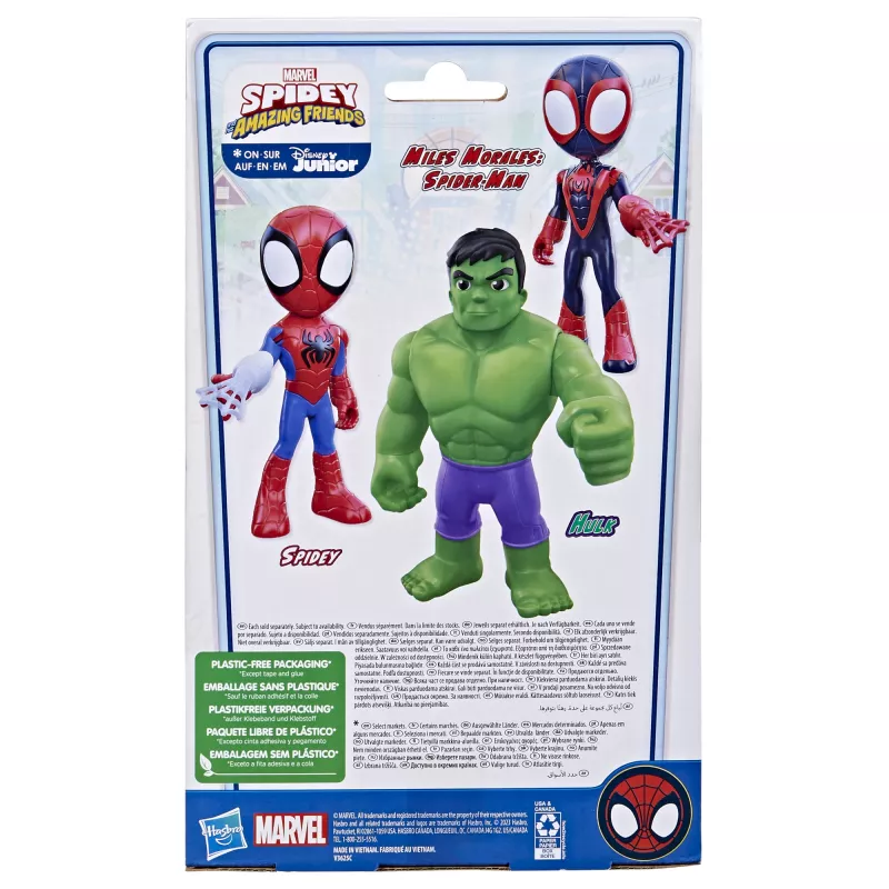 Marvel Spidey ja tema vinged sõbrad – Supersuur Hulk, 3-aastastele, mitmevärviline, plastik