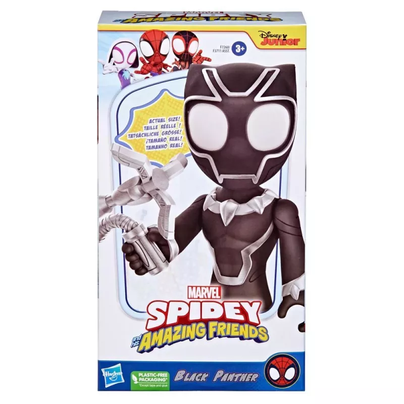 Marvel Spidey ja tema vinged sõbrad ülisuur Must Panter märulifiguur, koolieelikute superkangelase mänguasjad
