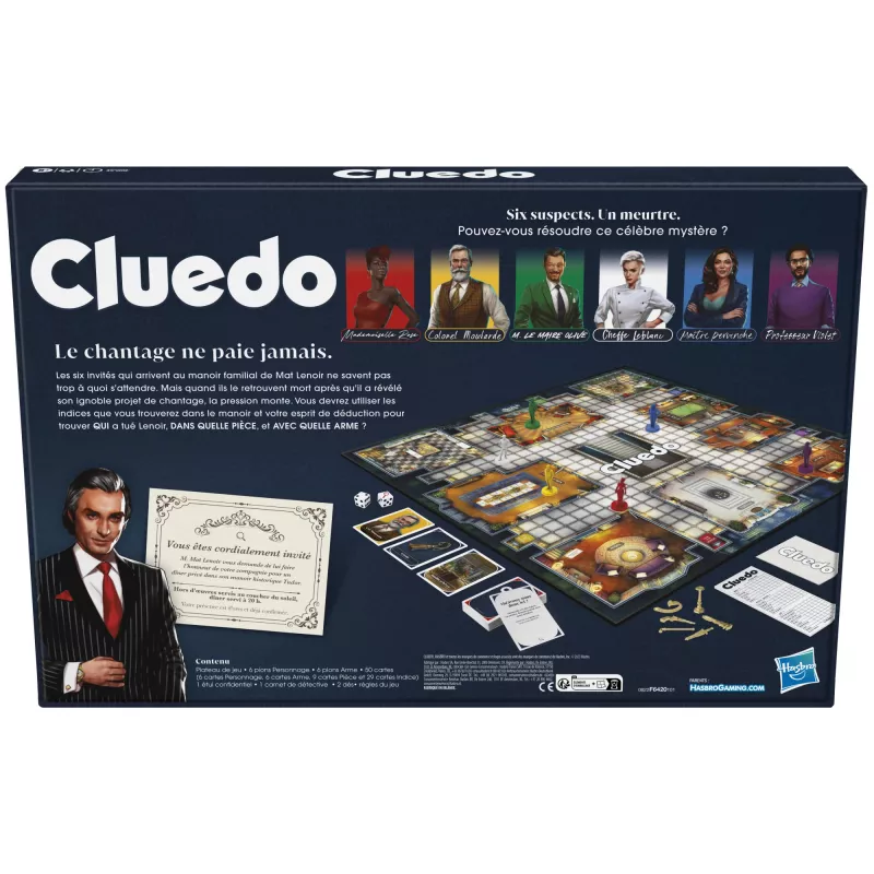 Lauamäng Hasbro Gaming Cluedo Detective 8+ 45 min