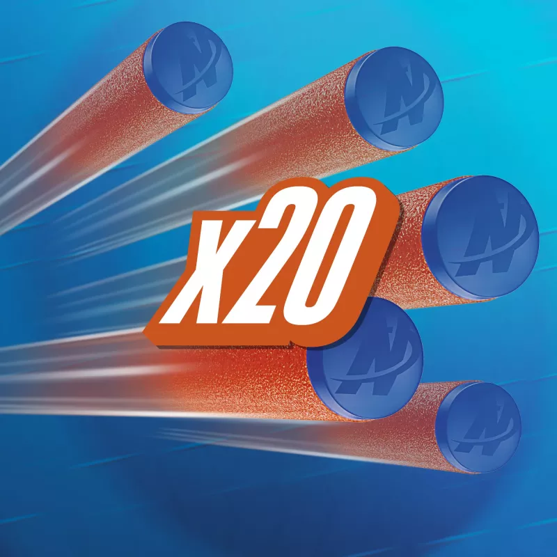 Täitepakk Nerf N Series N1-Darts 20x sinine oranž F8640