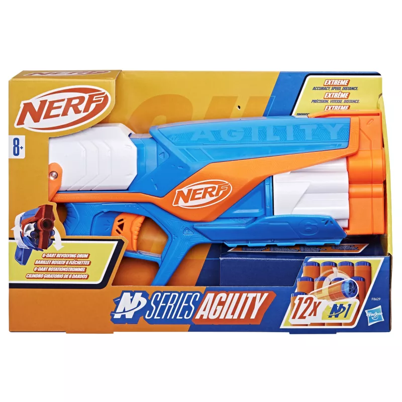 Mängupüss NERF N Series Agility sinine oranž valge 8 aastat