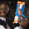 Mängupüss NERF N Series Agility sinine oranž valge 8 aastat