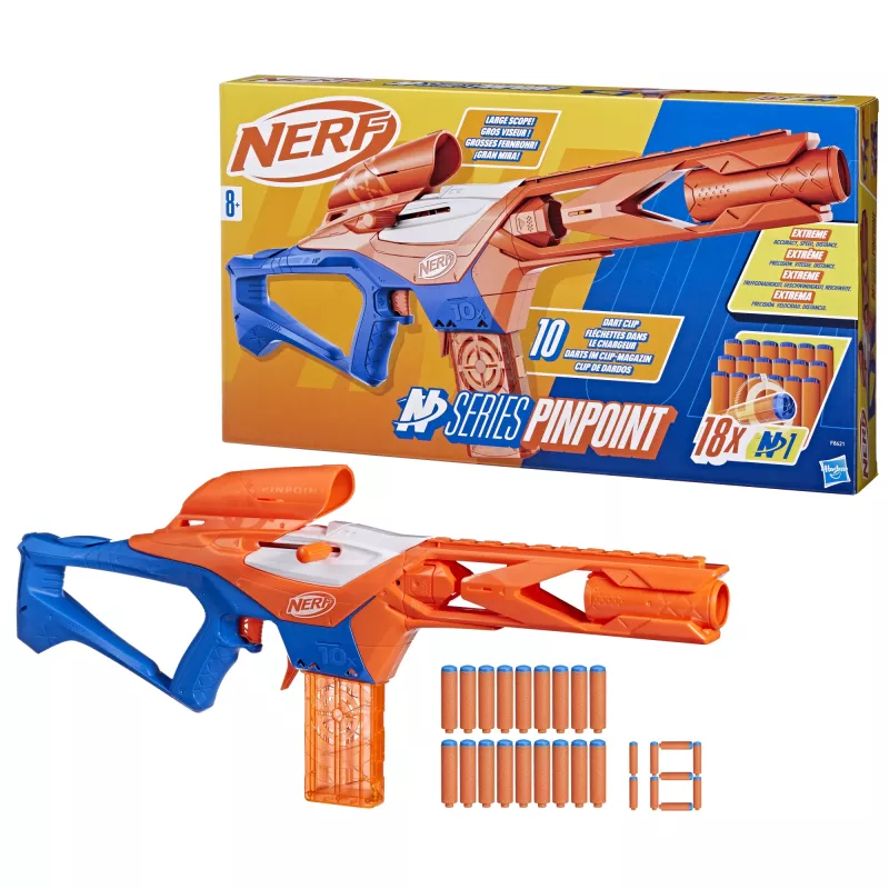 Mängupüss NERF Nerf N Series Pinpoint sinine/oranž 8+