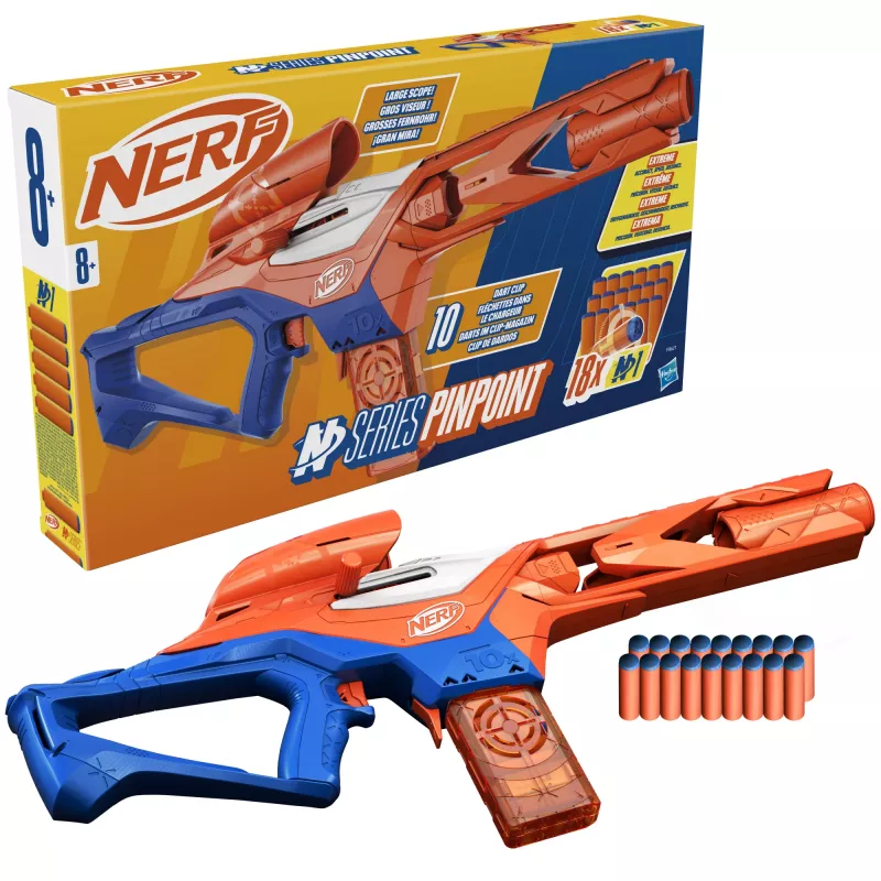 Mängupüss NERF Nerf N Series Pinpoint sinine/oranž 8+