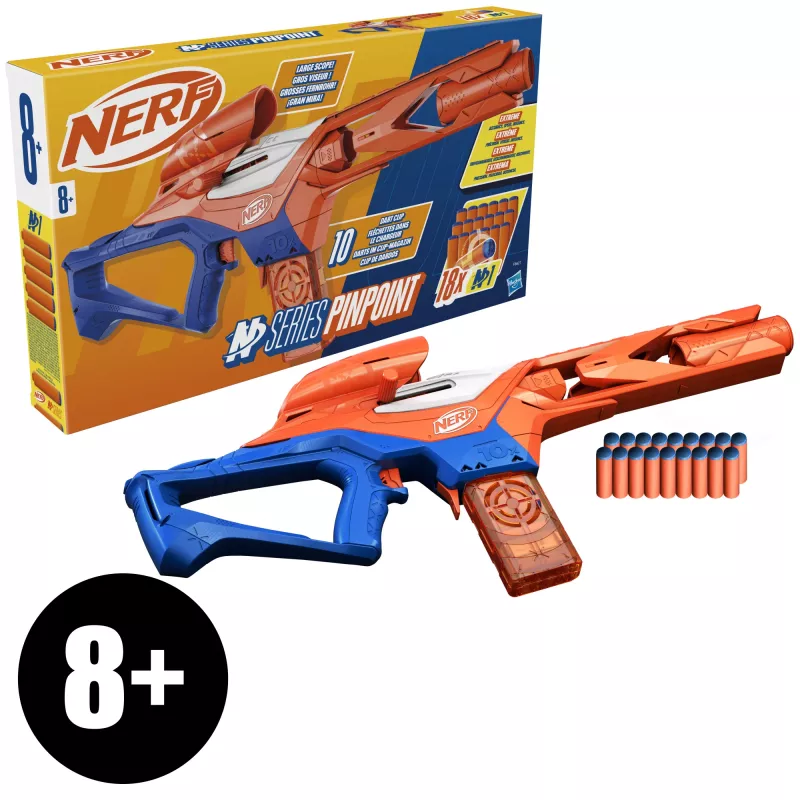 Mängupüss NERF Nerf N Series Pinpoint sinine/oranž 8+