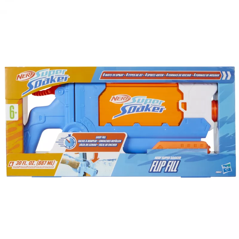 Nerf Super Soaker Flip Fill, mänguvesipüstol, 6 a