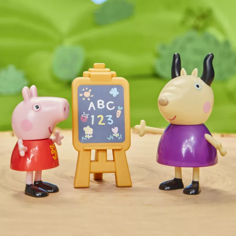 Hasbro Peppa Pig mängurühma mängukomplekt 5 figuuri ja 6 aksessuaariga, eelkooliealistele mänguasjad alates 3-aastastele tüdrukutele ja poistele