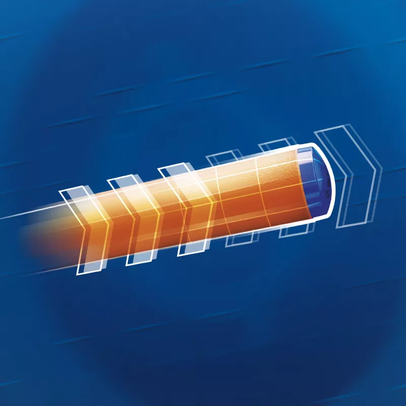 Nerf N Series N1-Darts 50x, täitepakk, 8 a, 50 tk, sinine, oranž