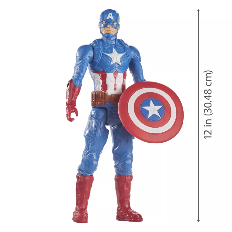 Marvel Avengers Captain America, 4 a, sinine, punane, valge, plastik