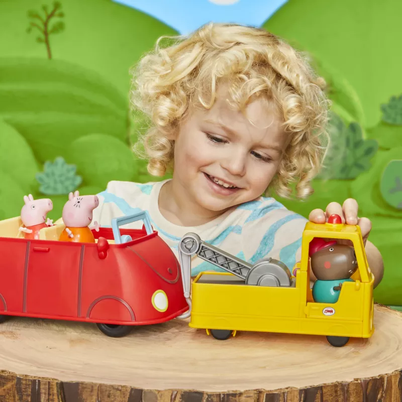 Puksiiriauto Peppa Pig F9519 Mitmevärviline Eelkooliealine Mänguasi Alates 3. Eluaastast