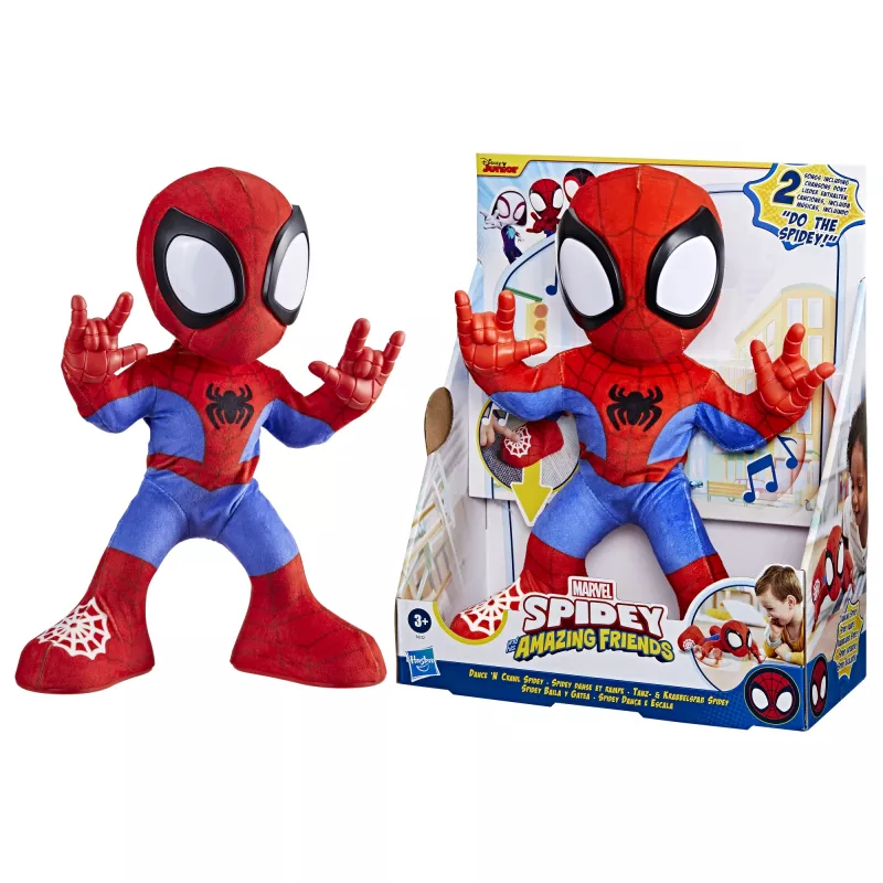Marvel Spidey ja tema vinged sõbrad Dance 'N Crawl Spidey, interaktiivne plüüsist mänguasi muusika ja helidega