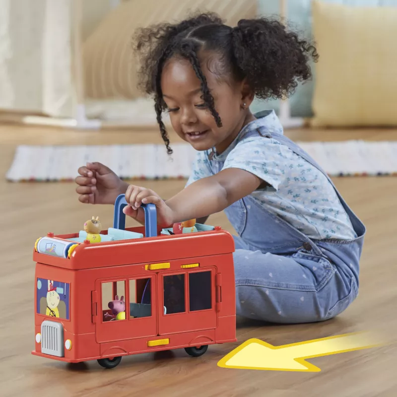 Peppa Pig 2-in-1 Party Bus, Action/Seiklus, 3 a, Mitmevärviline, Plastik