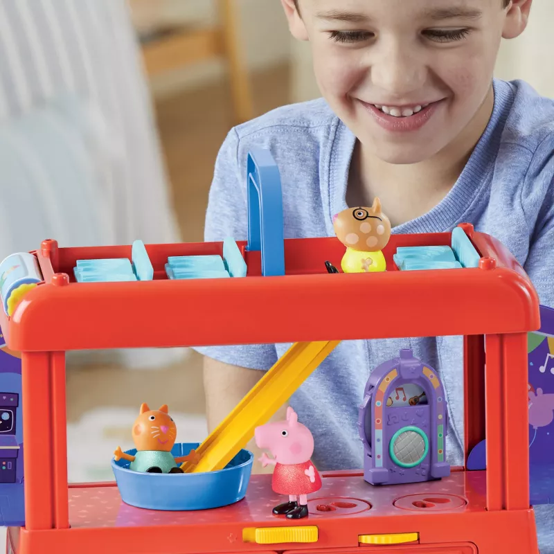 Peppa Pig 2-in-1 Party Bus, Action/Seiklus, 3 a, Mitmevärviline, Plastik