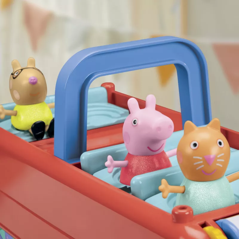 Peppa Pig 2-in-1 Party Bus, Action/Seiklus, 3 a, Mitmevärviline, Plastik