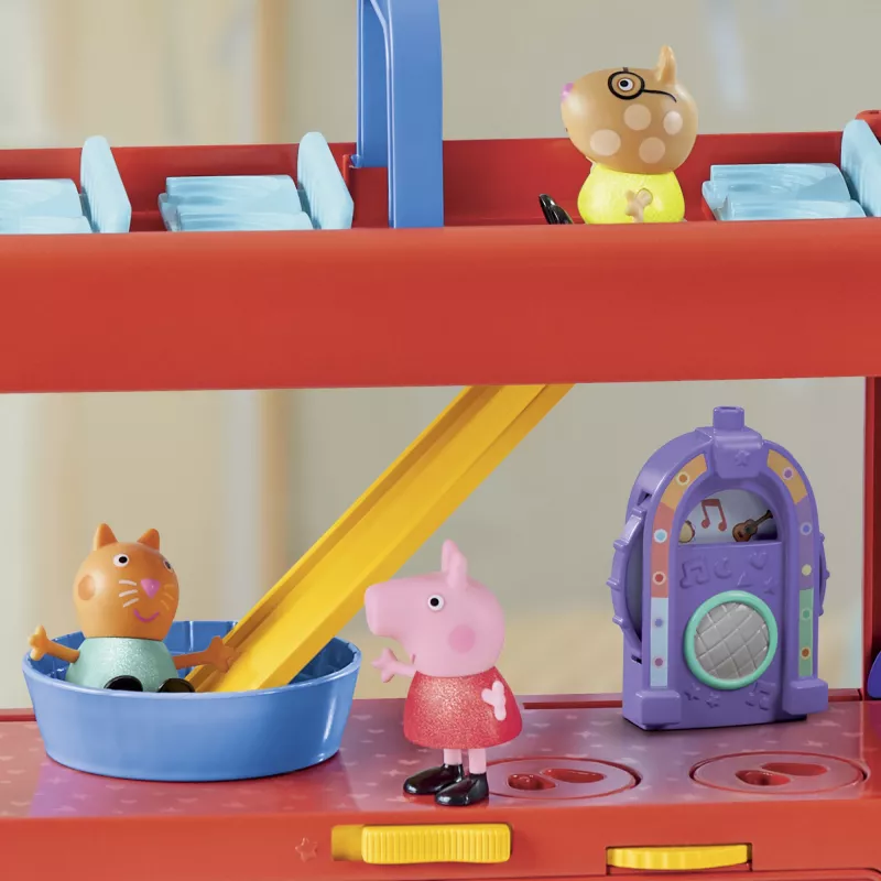 Peppa Pig 2-in-1 Party Bus, Action/Seiklus, 3 a, Mitmevärviline, Plastik