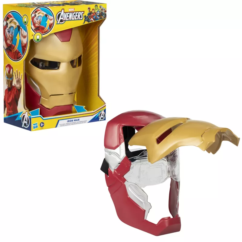 Marvel Avengers Iron Man Flip FX Mask, Laps, Näomask, 5 a, Film, 1 tk