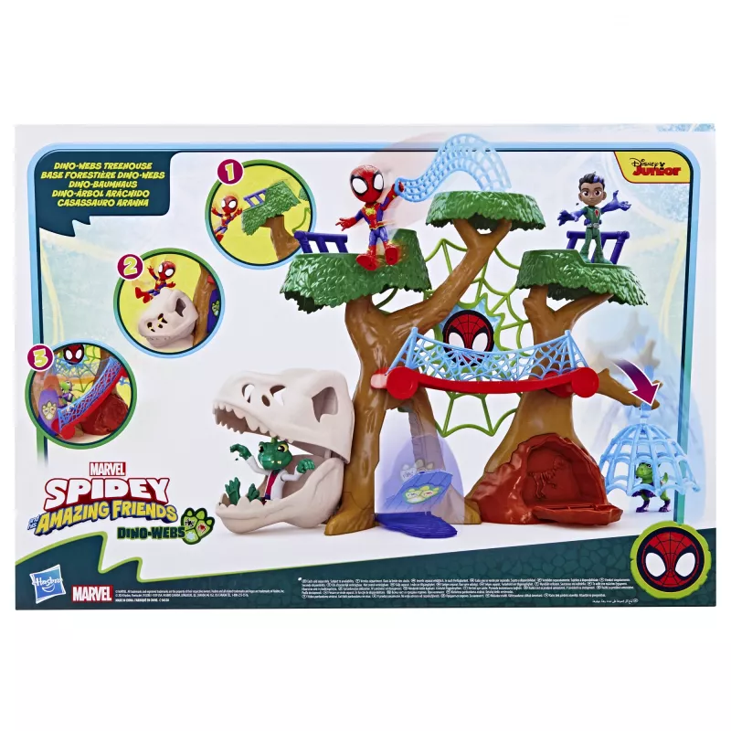 Mängukomplekt Action/Adventure Hasbro Marvel Spidey and His Amazing Friends Dino Webs Treehouse