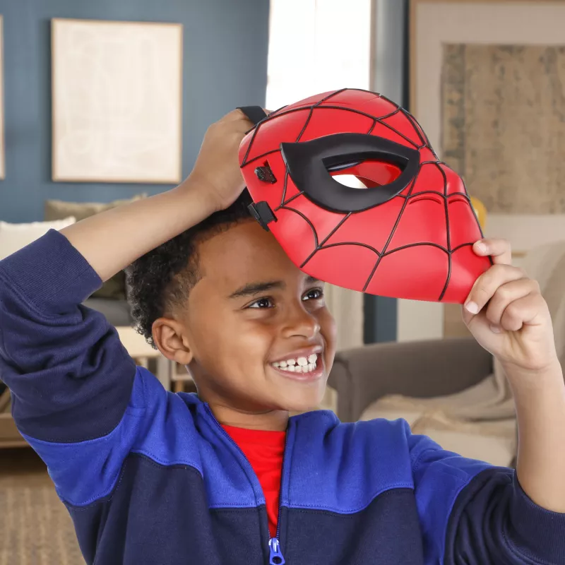 Marvel Spider-Man Glow FX Mask, täiskasvanud ja laps, näomask, 5 a, film, 1 tk