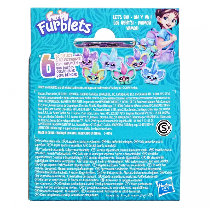 Furby Furblet Hip-Bop, multifilmitegelane, 6-aastastele ja vanematele, interaktiivne, heliga, A76