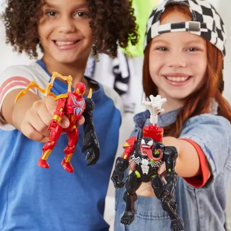 Marvel MixMashers Spider-Man Venom Mix-&-Match, 4 a, Mitmevärviline