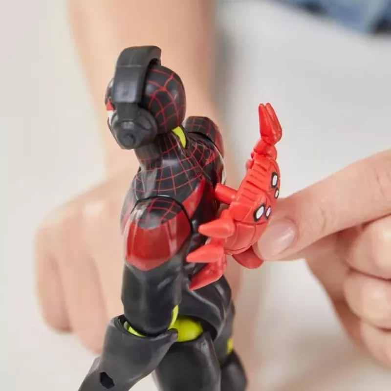 Marvel MixMashers Miles Morales Spider-Man Mix-And-Match, 4 a, mitmevärviline