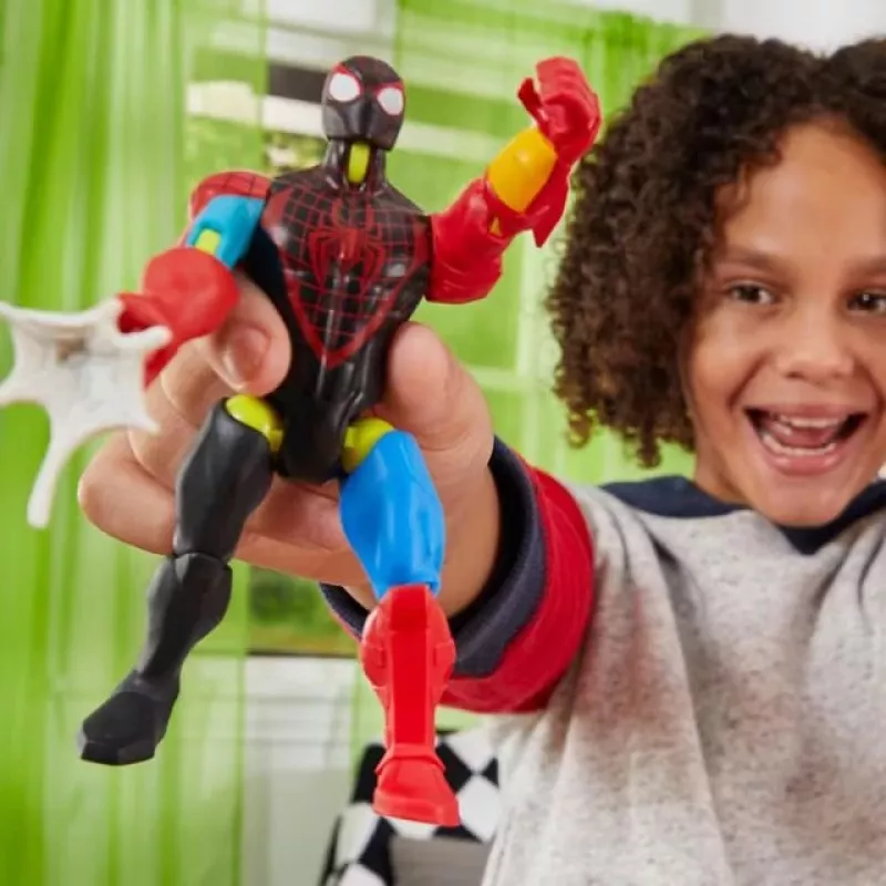 Marvel MixMashers Miles Morales Spider-Man Mix-And-Match, 4 a, mitmevärviline