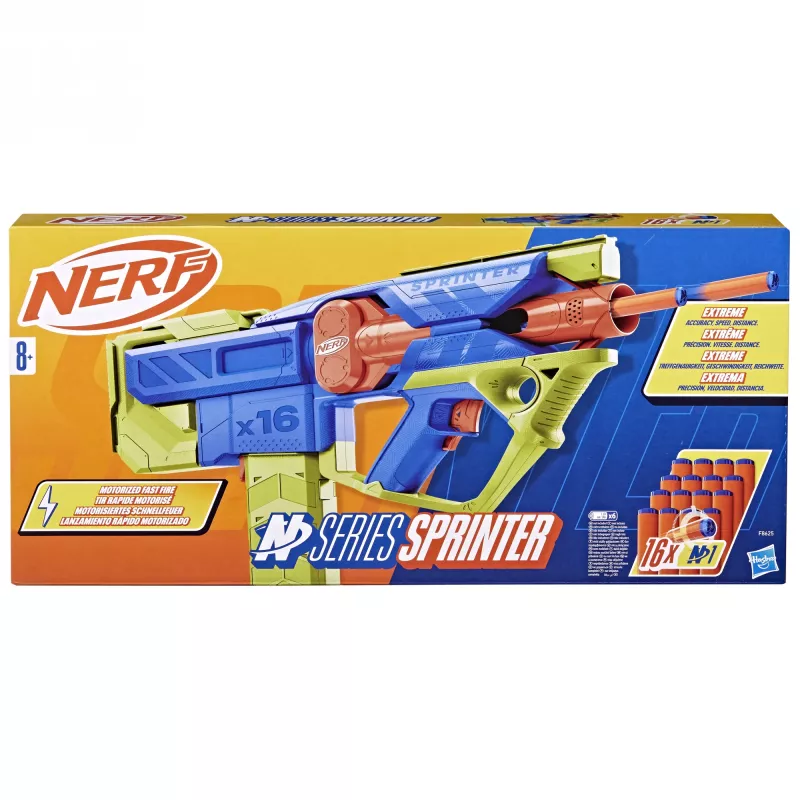 Mängupüss Nerf N Series Sprinter F8625 sinine roheline oranž
