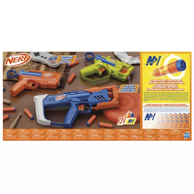 Nerf N Series Triple Action Pack, Mängupüss, 8 a