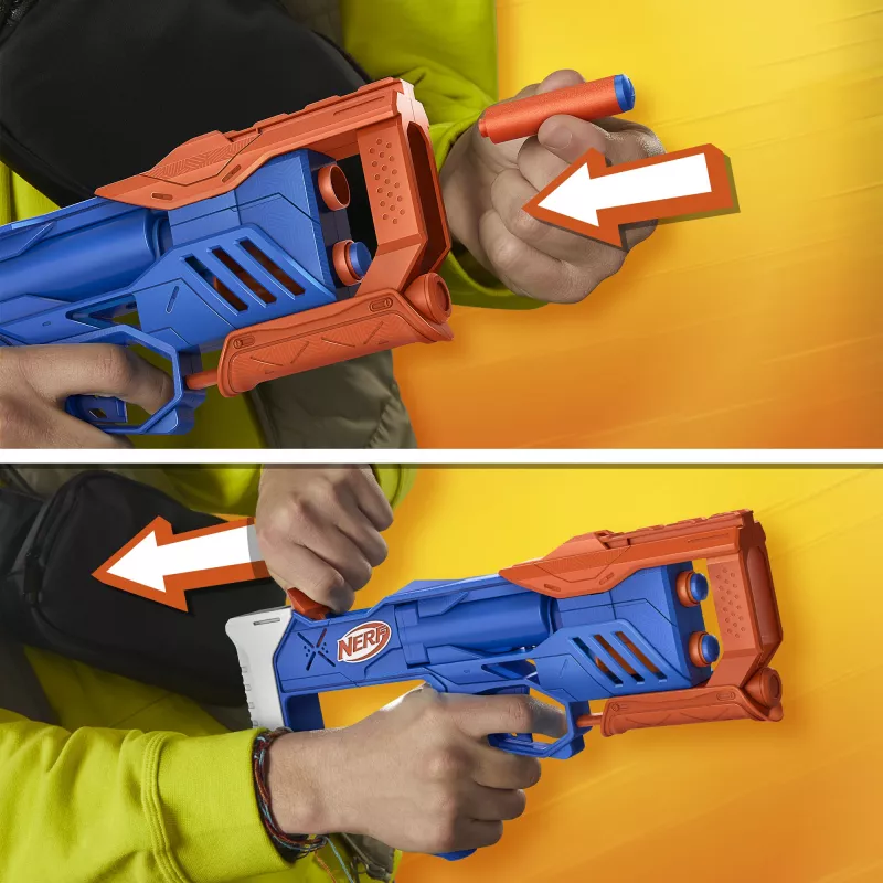 Nerf N Series Triple Action Pack, Mängupüss, 8 a