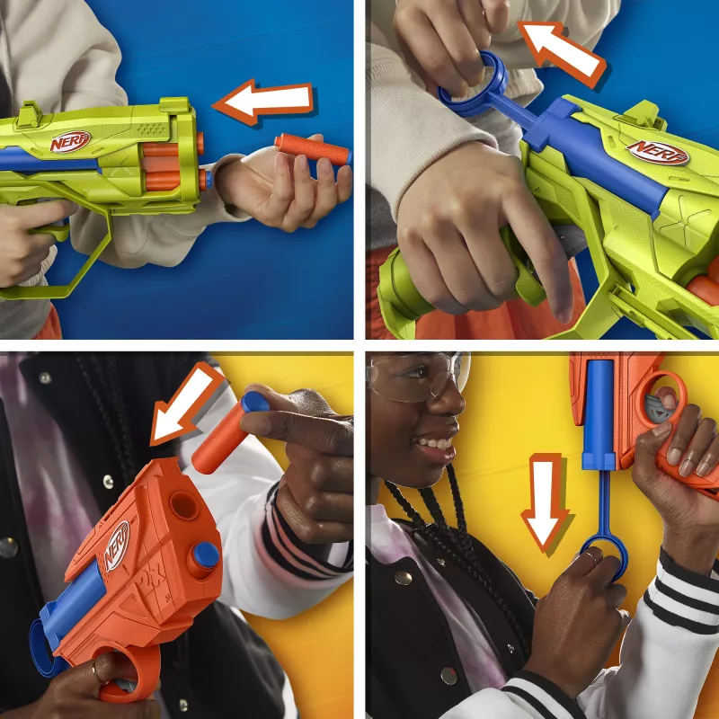 Nerf N Series Triple Action Pack, Mängupüss, 8 a