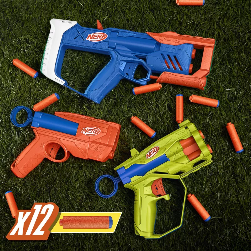 Nerf N Series Triple Action Pack, Mängupüss, 8 a