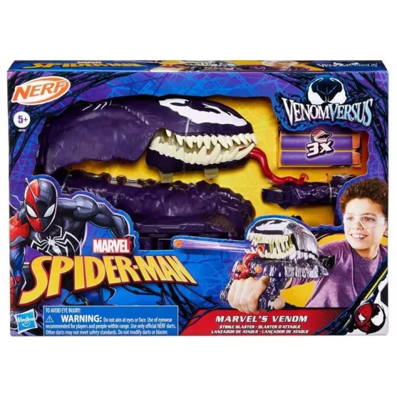 Hasbro Marvel Spider-Man Venom Strike Blaster Violet mängukindapüss