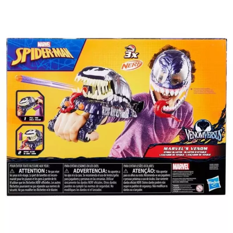Hasbro Marvel Spider-Man Venom Strike Blaster Violet mängukindapüss