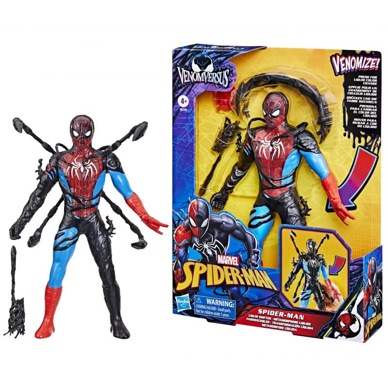 Marvel Spider-Man VenomVersus Spider-Man, 4 a, must, sinine, punane