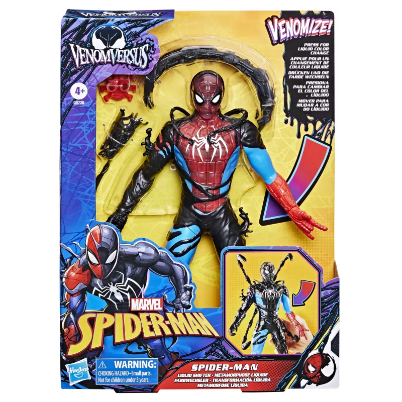 Marvel Spider-Man VenomVersus Spider-Man, 4 a, must, sinine, punane