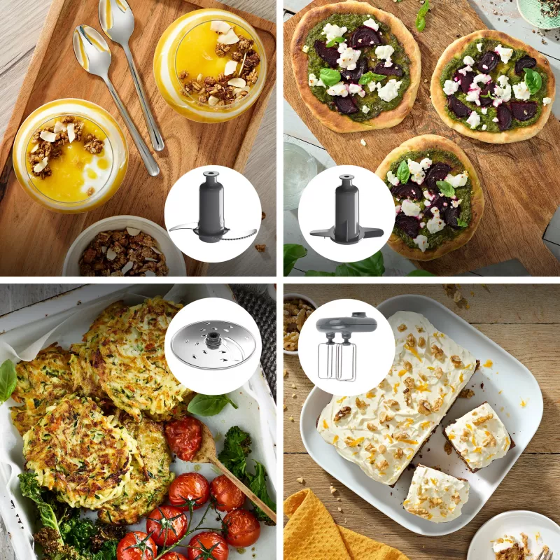 Kenwood FDM73.850SS köögikombain 1000 W 3 L Hall Sisseehitatud kaalud