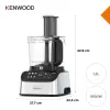 Kenwood FDM73.850SS köögikombain 1000 W 3 L Hall Sisseehitatud kaalud
