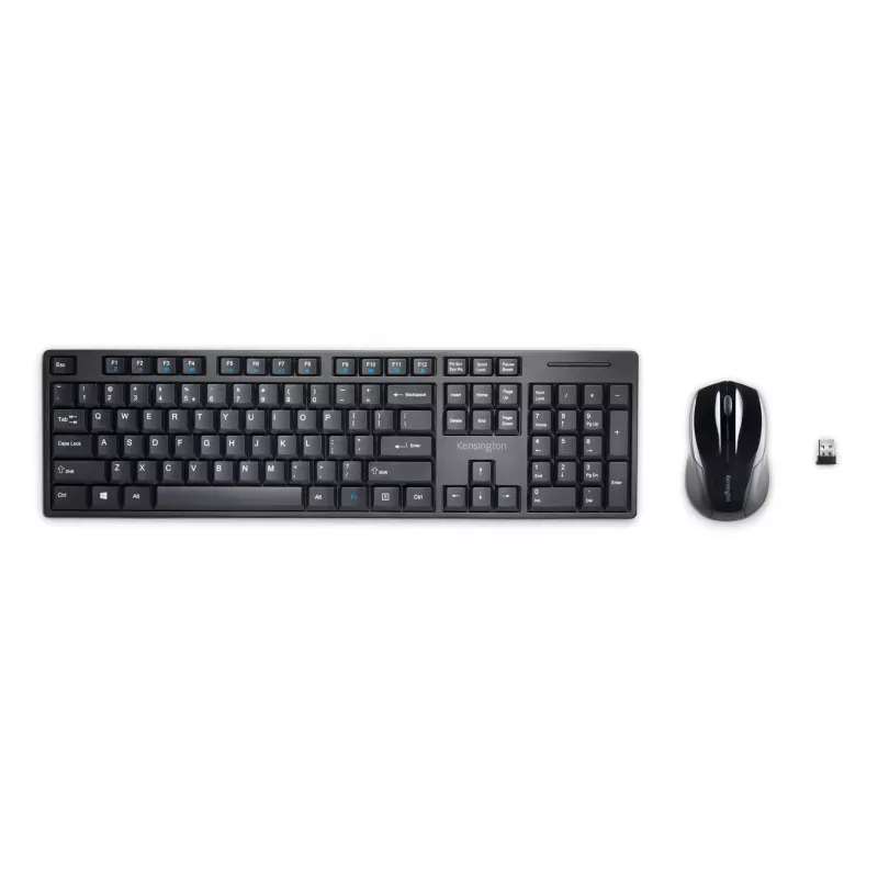 Kensington Pro Fit klaviatuur Hiir kaasas Kontor RF-juhtmevaba QWERTY Itaalia Must