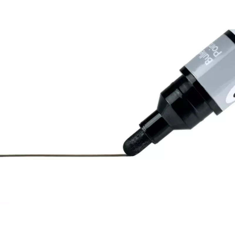 Nobo vedeltindi tahvlimarkerid kuulotsaga 10 tk pakend, 10 tk, Mitmevärviline, Harjaots, Segavärvid, 3 mm, 38 mm
